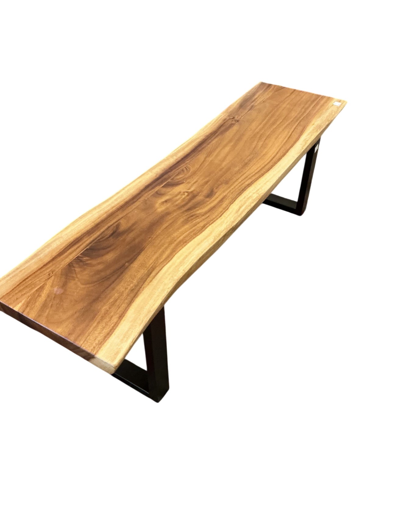 Live Edge Wooden Bench
