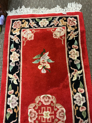 Chinese Wool Runner Rug 100x28