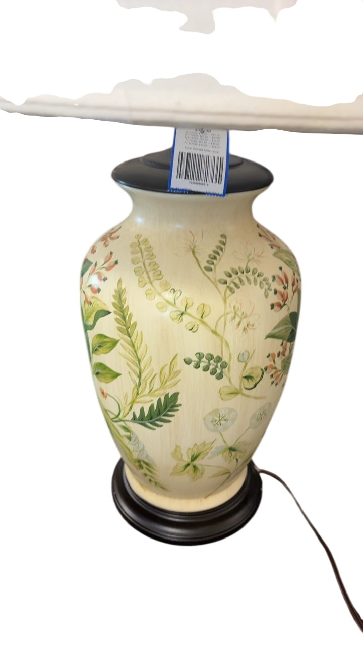Floral Painted Table Lamp