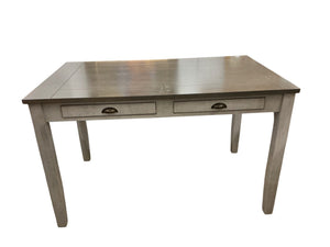 Counter High Desk or Table With Drawers