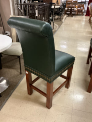 McKinley Leather Bar Stools (set of 3) 43" H x 28"W  x 21L