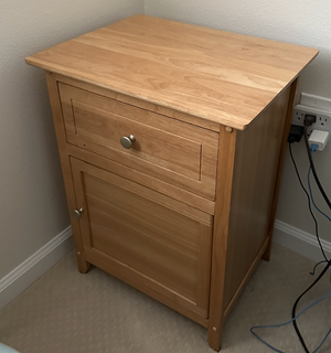 Wood Side Table / Nightstand 