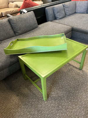 Green Serving Tray Coffee Table