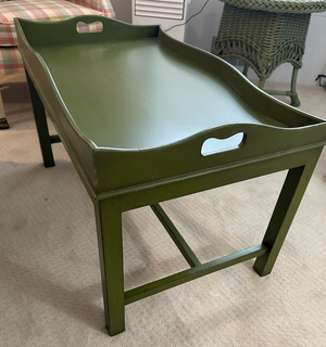 Green Serving Tray Coffee Table