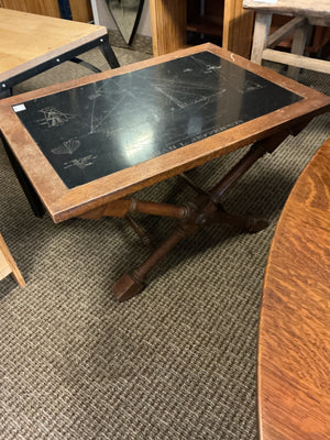 Late 20th Century Isiah L. Jefferson Nautical Slate Side Table