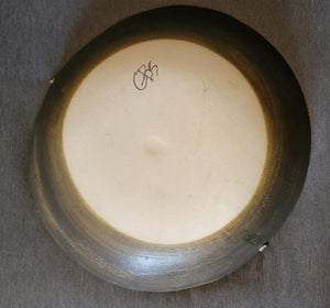 Studio Pottery Ceramic Bowl Signed GBS