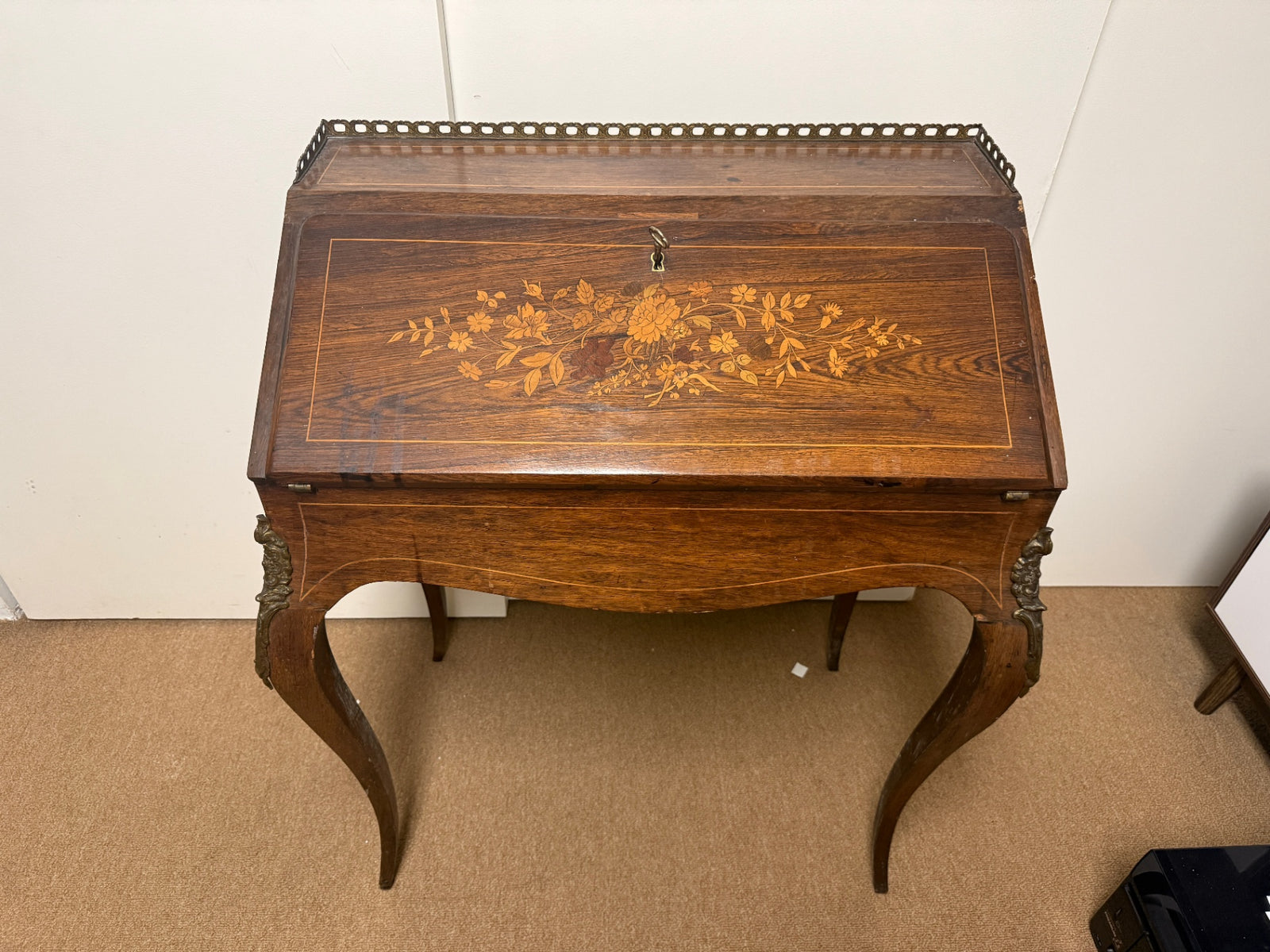Antique-Style French Louis XV  Secretary Bureau.