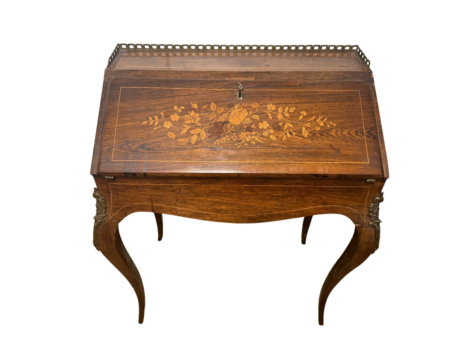 Antique-Style French Louis XV  Secretary Bureau.