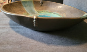 Studio Pottery Ceramic Bowl Signed GBS