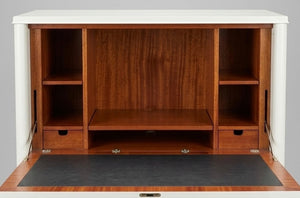 Williams Sonoma Lacourte Ivory Upright Desk 19x44x52