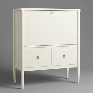 Williams Sonoma Lacourte Ivory Upright Desk 19x44x52