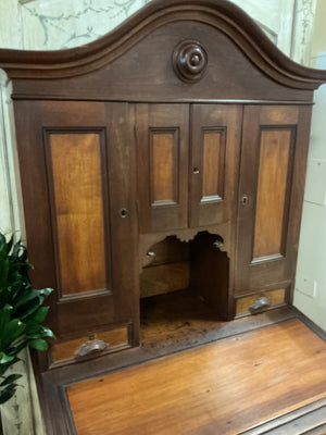 2 Piece Antique American Victorian / Eastlake Secretary Desks