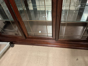 Beveled Glass Door China Cabinet 