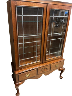 Stickley Chippendale Style Mahogany China Cabinet
