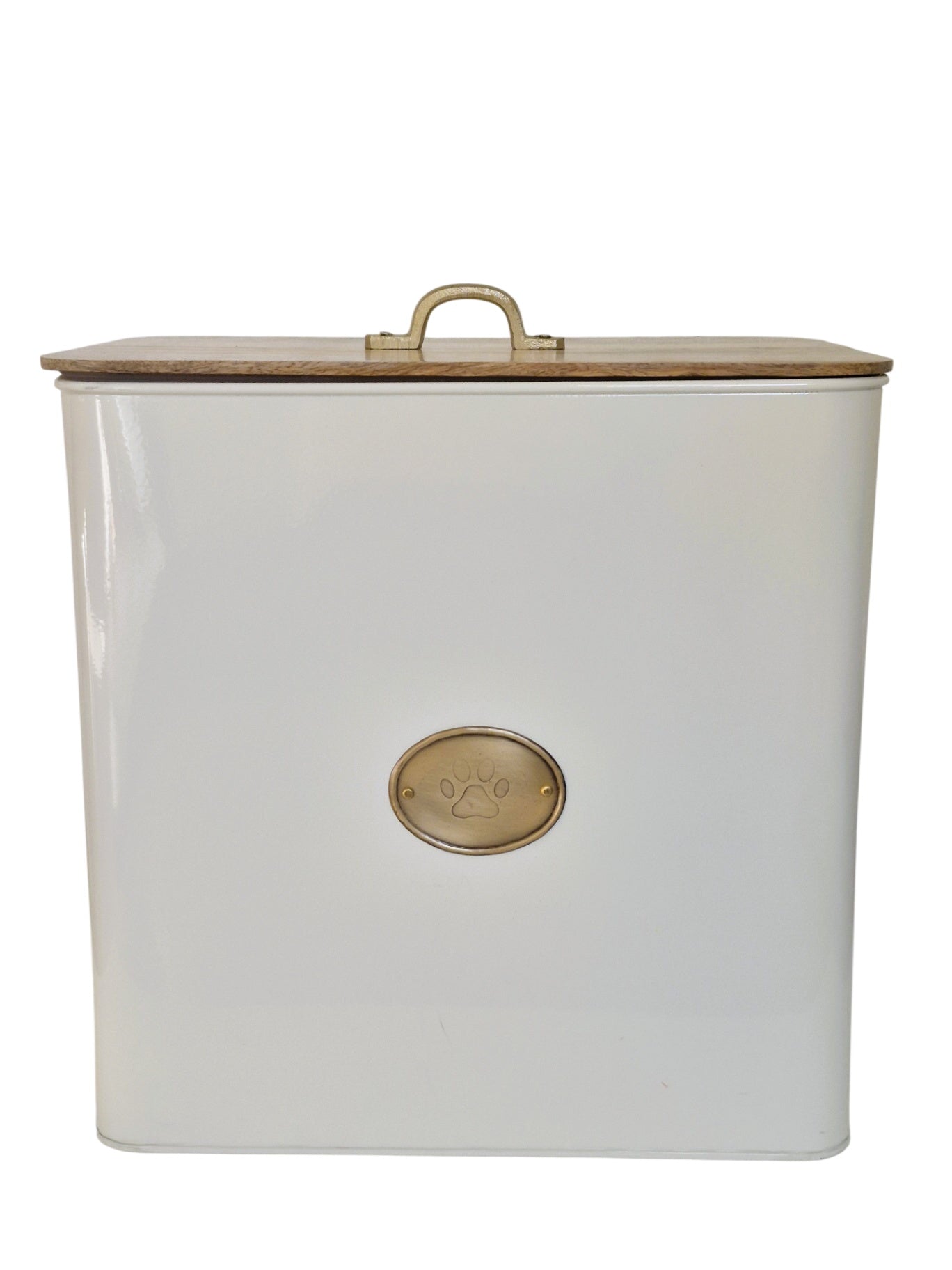 Metal Pet Food Storage Cannister with Lid