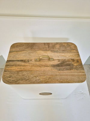 Metal Pet Food Storage Cannister with Lid