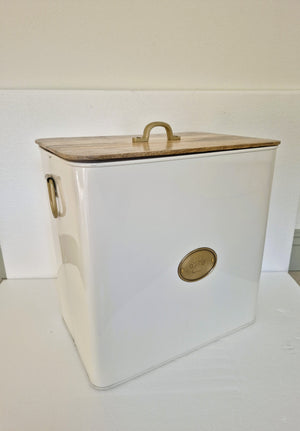 Metal Pet Food Storage Cannister with Lid