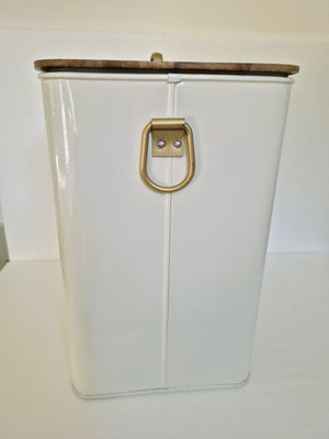 Metal Pet Food Storage Cannister with Lid