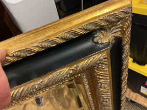 Gilded Gold Style & Black Frame Mirror