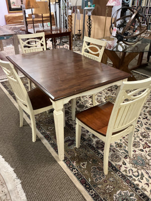 Butterfly Dining Table + 4 Chairs
