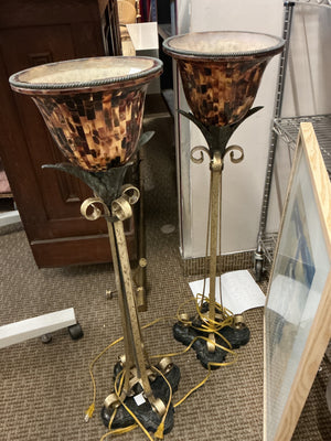 2 Maitland-Smith  Torchiere Floor Lamps(pair)