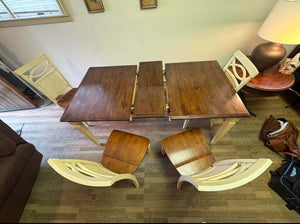 Butterfly Dining Table + 4 Chairs