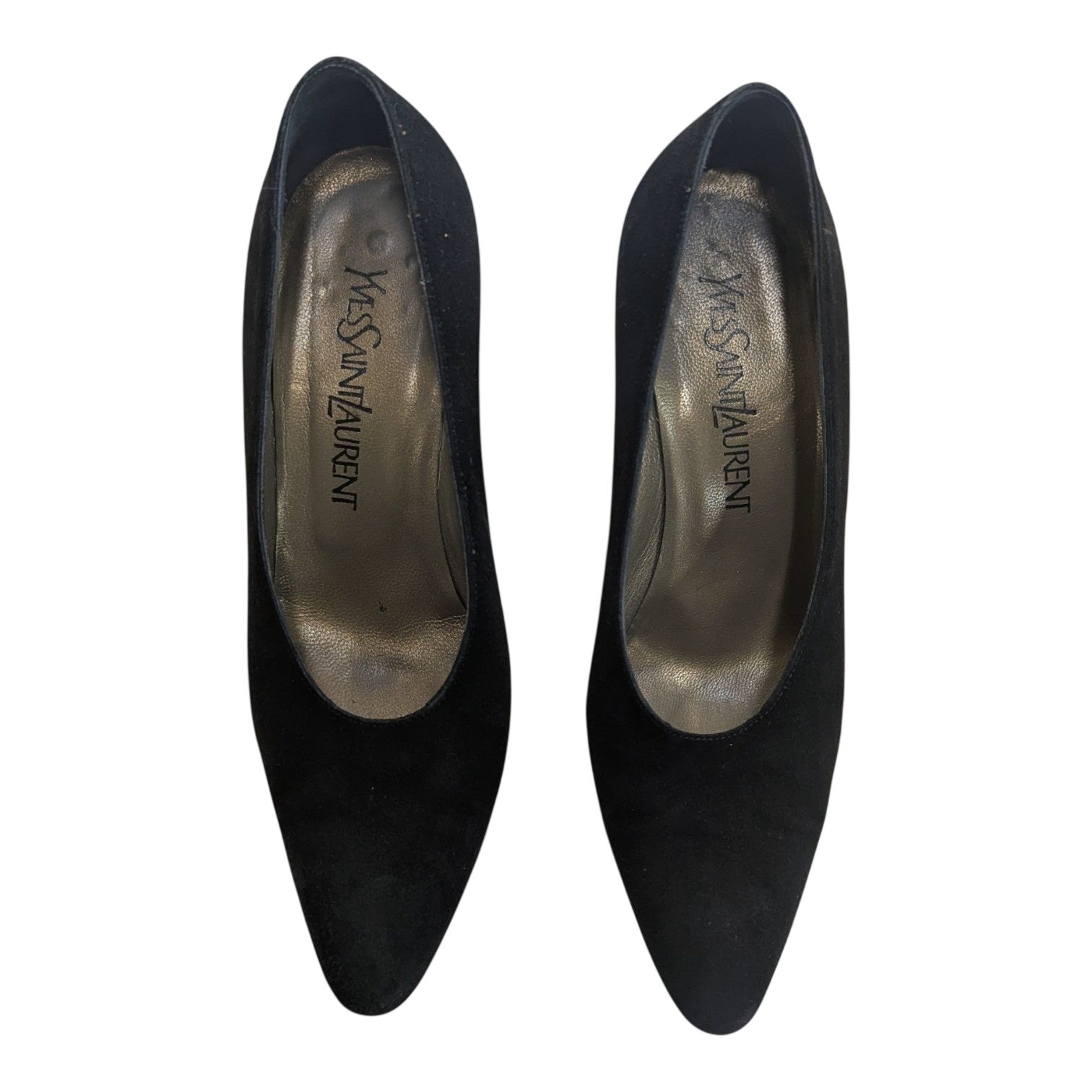 YSL Vintage Black Suede Pumps Size 6.5 ** DISCOUNTED**
