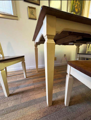 Butterfly Dining Table + 4 Chairs