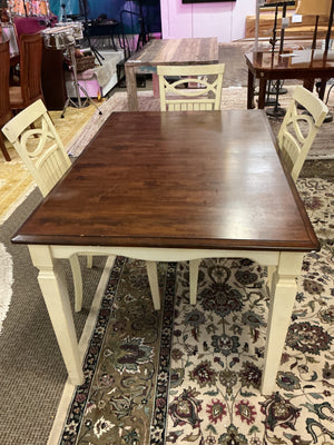 Butterfly Dining Table + 4 Chairs