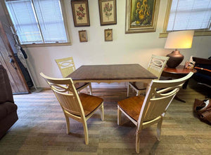 Butterfly Dining Table + 4 Chairs