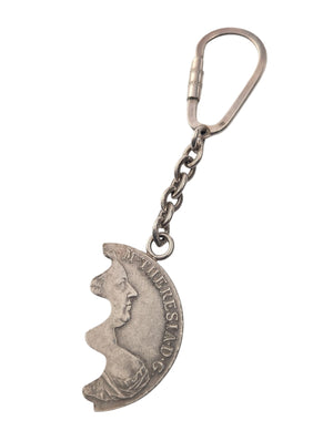 Key Clasp Sterling Silver Coin Charm