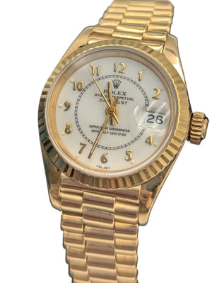 Womens Rolex President Datejust 18kYG