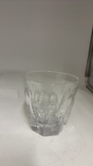 Ceska Czech Crystal, old-fashioned glass