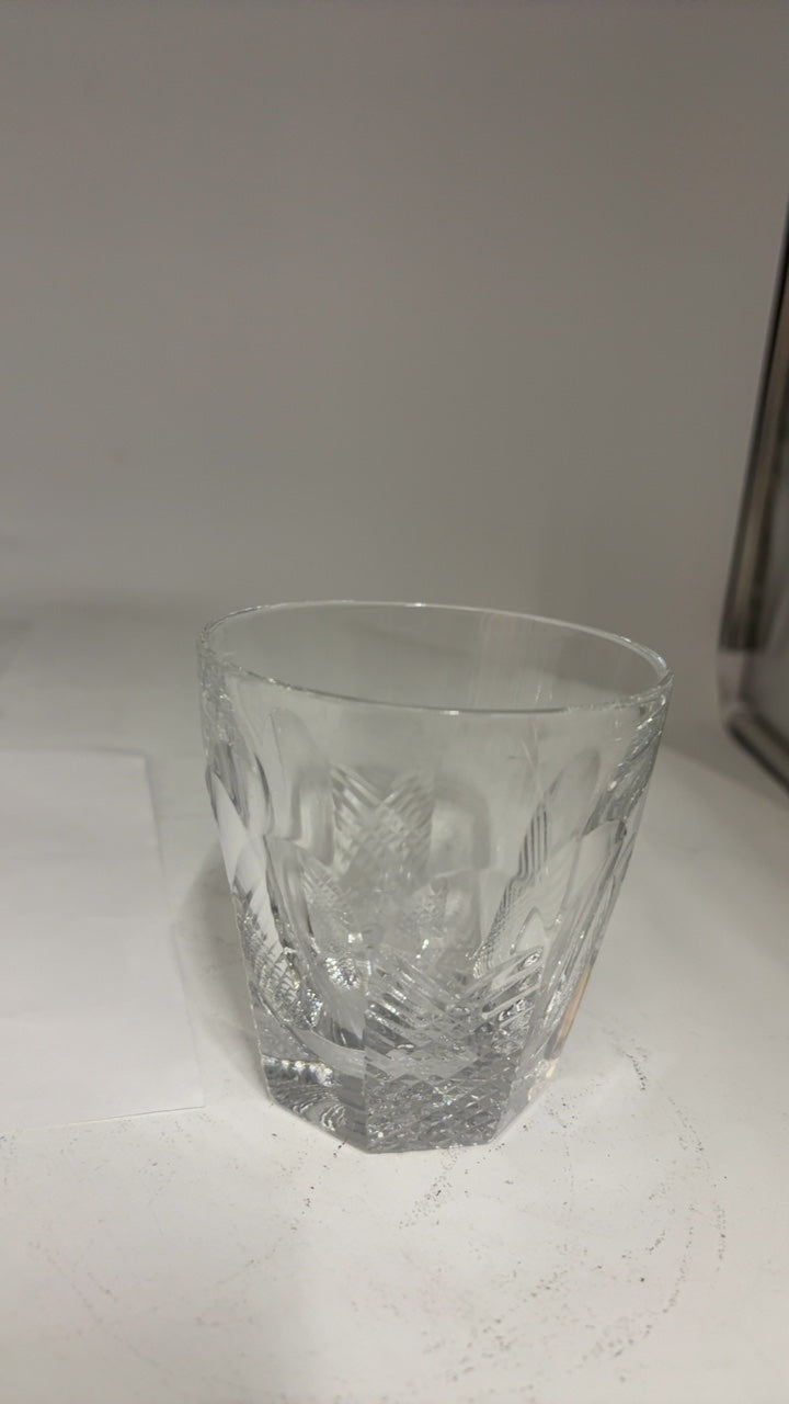 Ceska Czech Crystal, old-fashioned glass