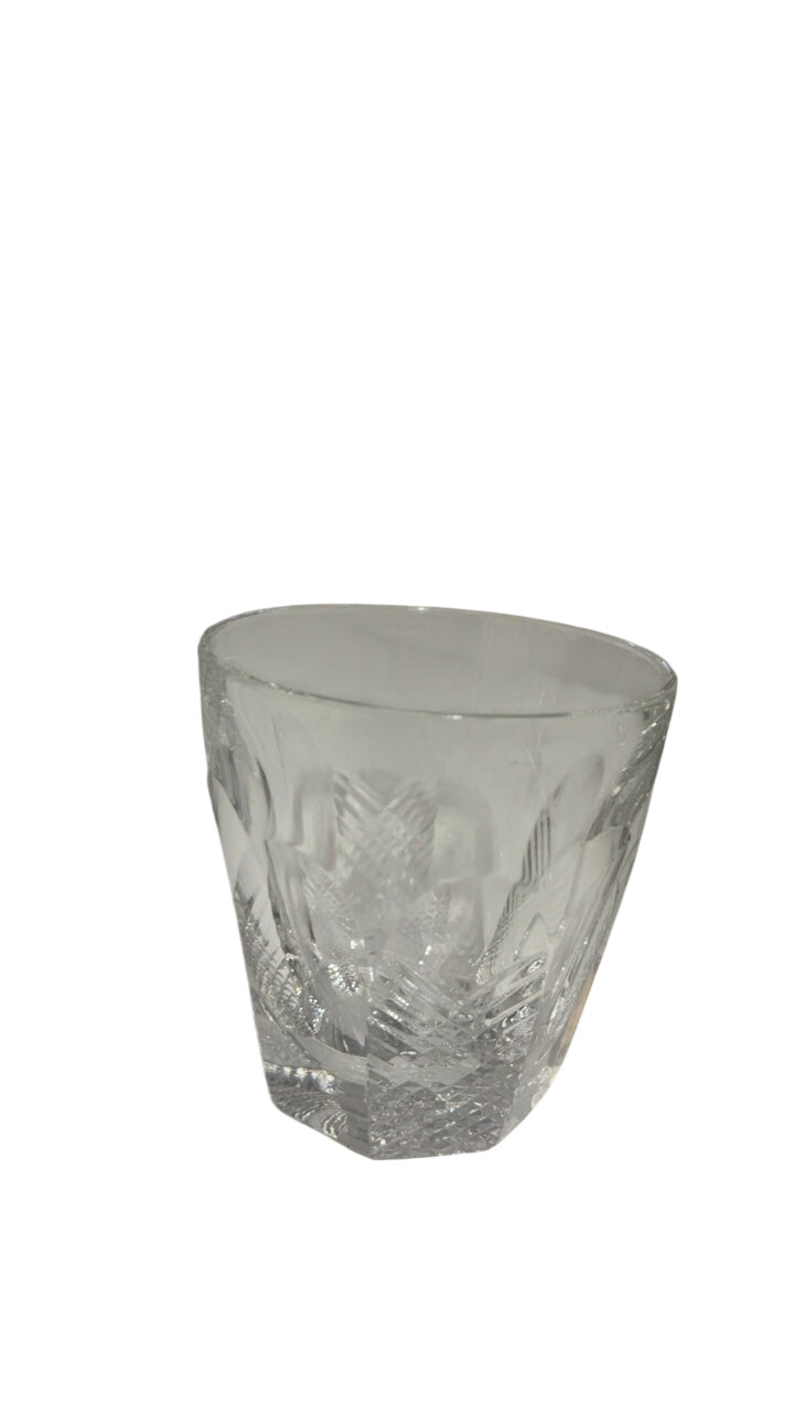 Ceska Czech Crystal, old-fashioned glass