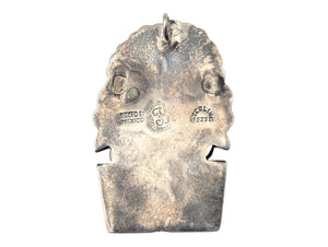 Pendant Sterling Silver Man w/ Headdress