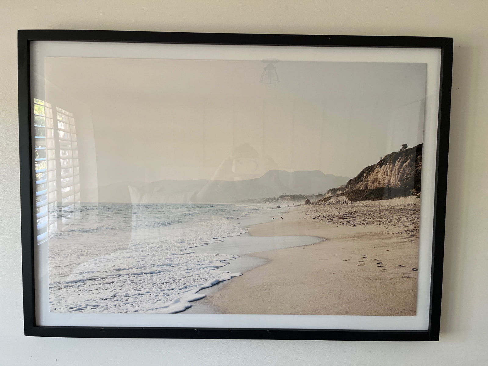 Les Anderson, Beach at Pt Dume watercolor 35”