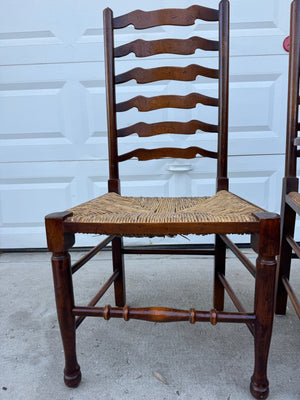 Viscarra's Dining Table + 8 Ladderback Chairs 84x25x30