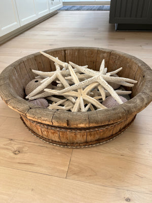 Chinese Antique Bowl With Starfish 23”