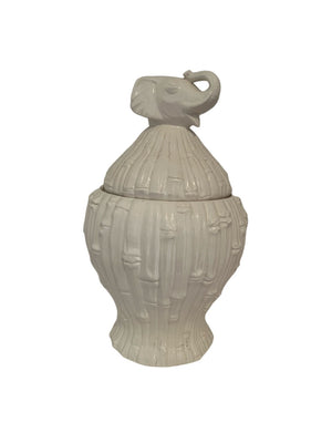 Elephant Ceramic Cookie Jar made in Italy