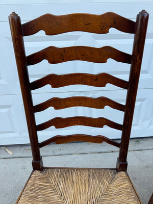 Viscarra's Dining Table + 8 Ladderback Chairs 84x25x30