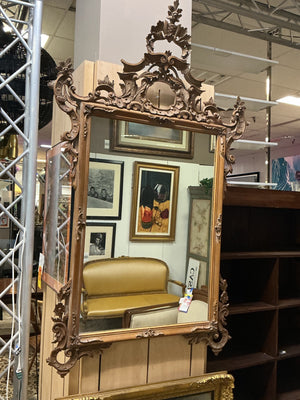 Victorian Rococo Revival Carved Wall Mirror
