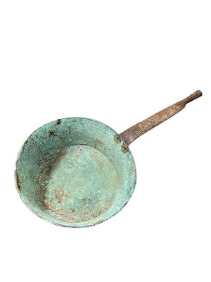 Antique Copper Preserving Kettle/Soap Making/Fat Rendering/Hearth Kettle 15"x6"