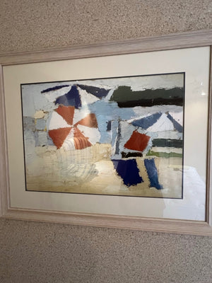 Art Print ( Le Lavandou on the Beach) 30in x 38.5in