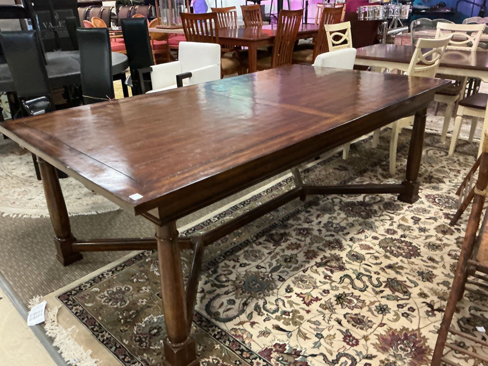 Bernhardt Vintage Patina Trestle Table