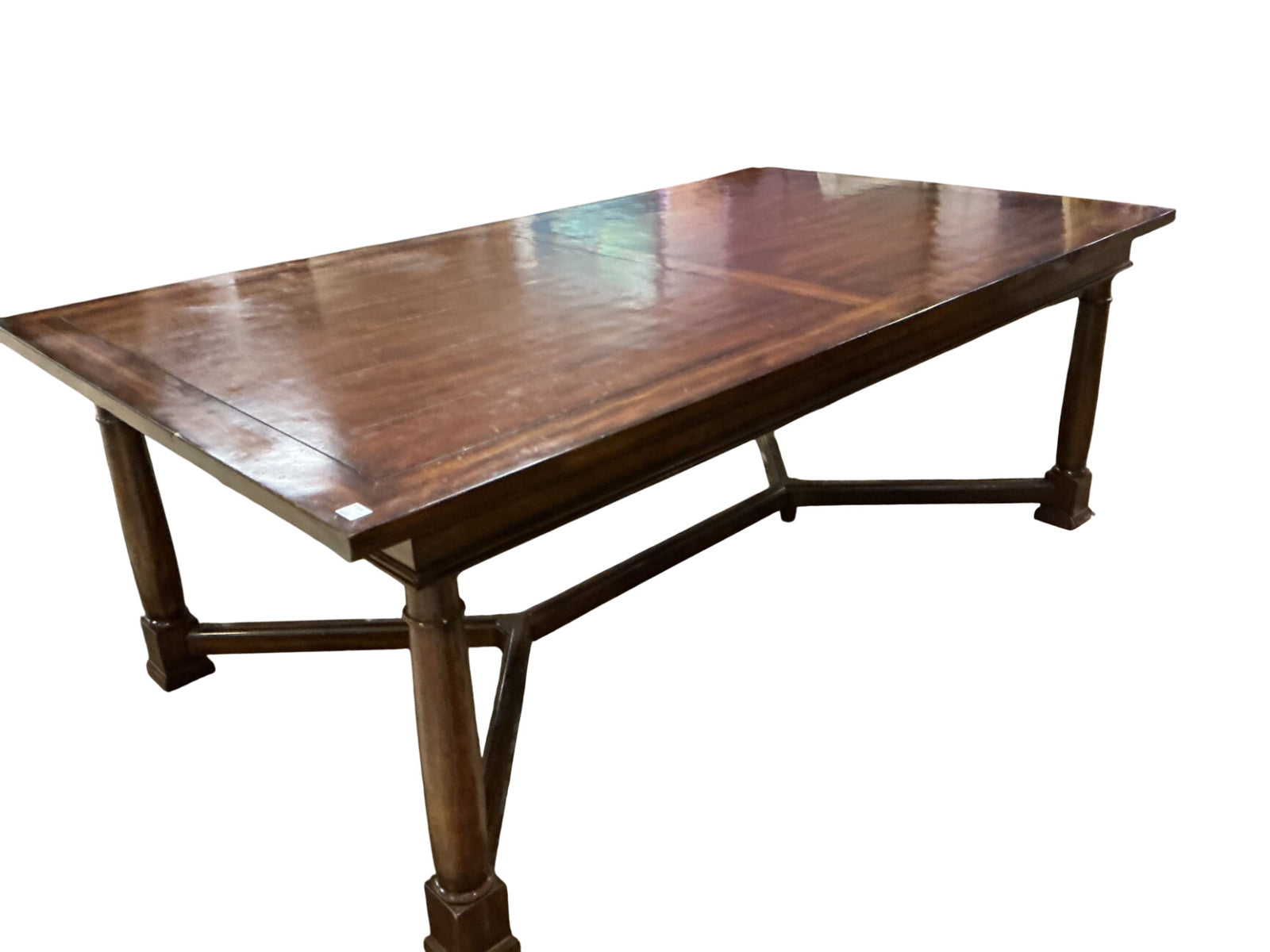 Bernhardt Vintage Patina Trestle Table