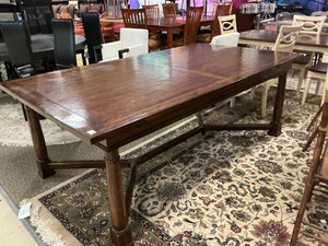 Bernhardt Vintage Patina Trestle Table