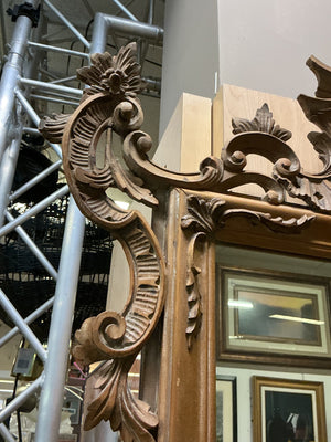 Victorian Rococo Revival Carved Wall Mirror