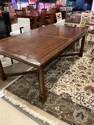 Bernhardt Vintage Patina Trestle Table