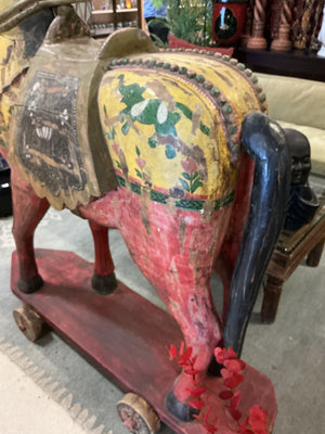 Indian Ceremonial Wedding Art Horse (Ghodi/Ghoda)